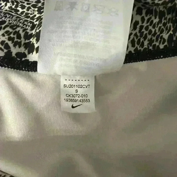 Nike Women's CK3072-010 Training One Tight 7/8 Leggings Leopard Print Size S - Picture 5 of 7